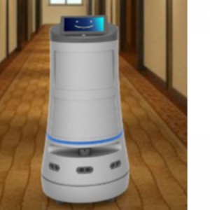 Robot dostarczający usługi dla szpitala Restruant Hotel korzysta z robota